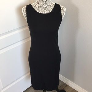 Plain black express dress